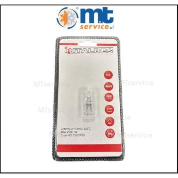 Lampada forno g9 40w 230v 300°c