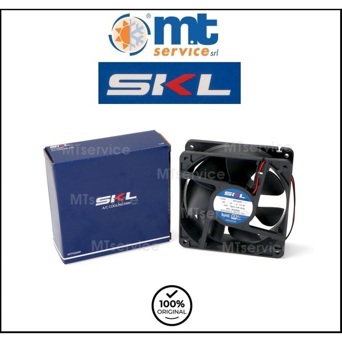 VENTILATORE SKL 120x120mm h38 24V CUSCIN. 3600rpm