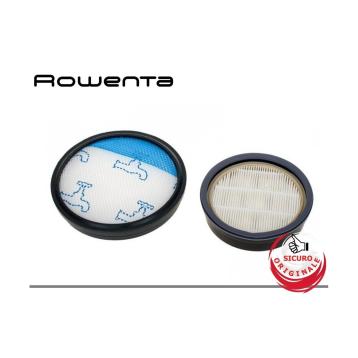 1 filtro ad alta efficienza + 1 filtro schiuma aspirapolvere rowenta ro2957