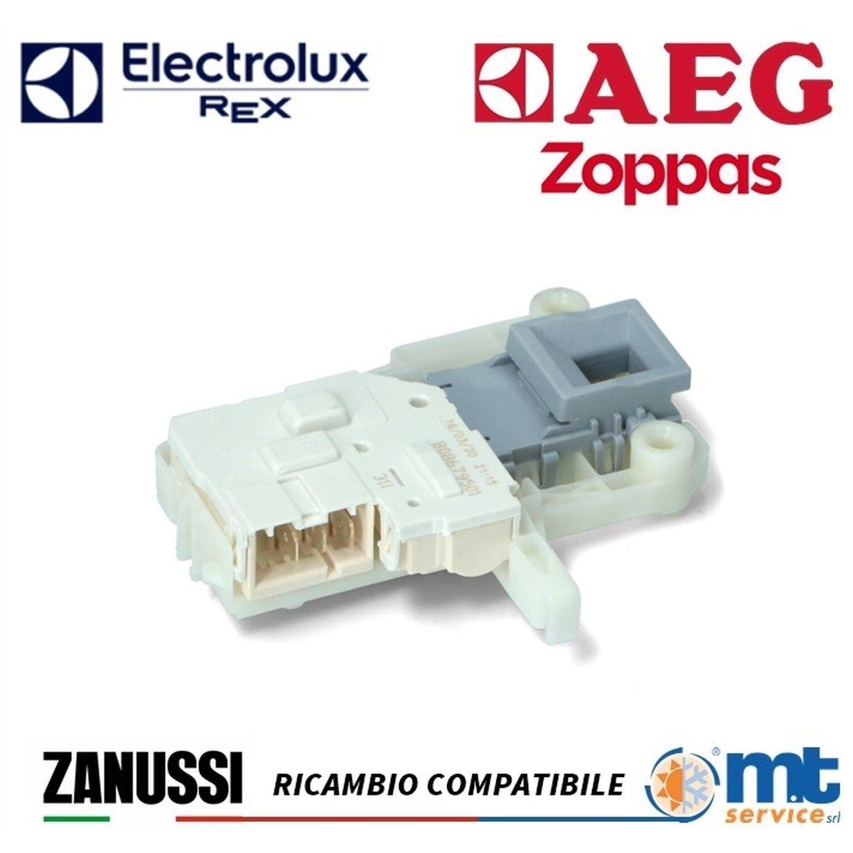 Elettroserratura compatibile electrolux 808679501 3792036026 140000970016 68zn015 zn4439 int034zn