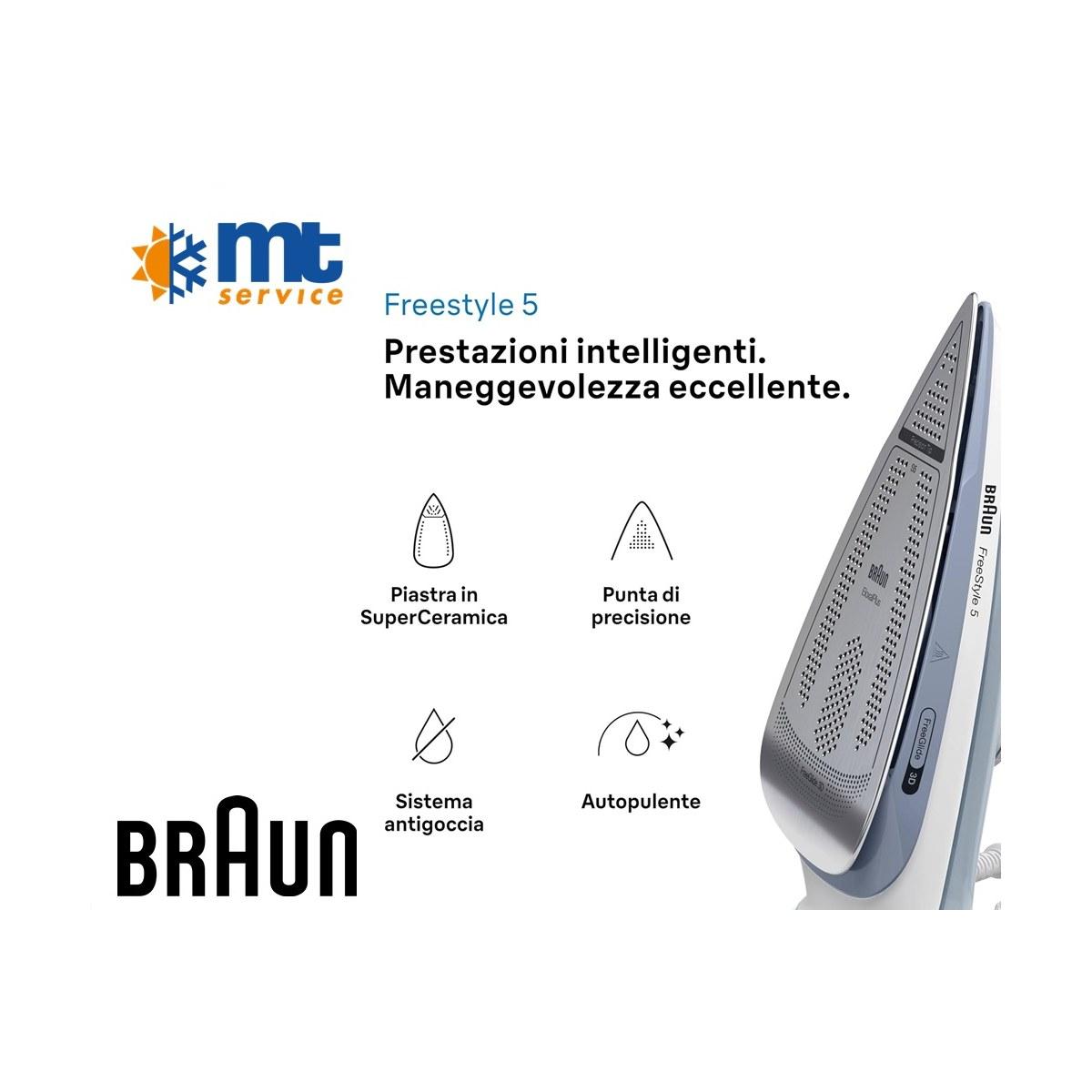 Ferro da stiro braun texstyle5 si5078gy - freeglide 3d