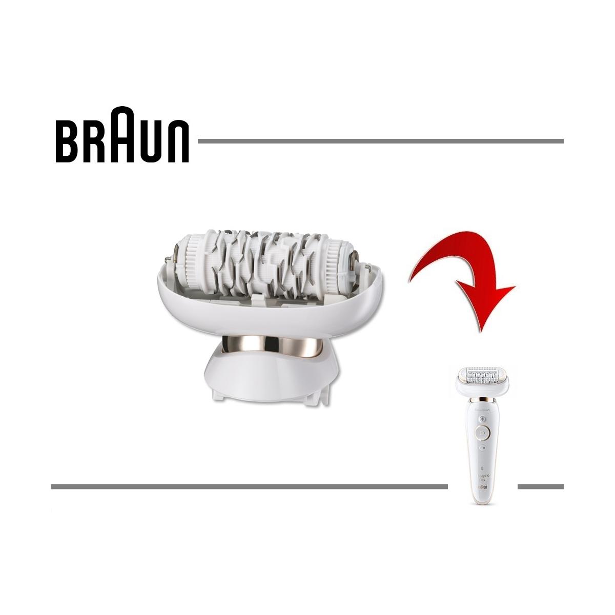 Testina Epilatrice 40 pinzette Originale BRAUN silk-èpil "SE9 Flex" 81719648 5380