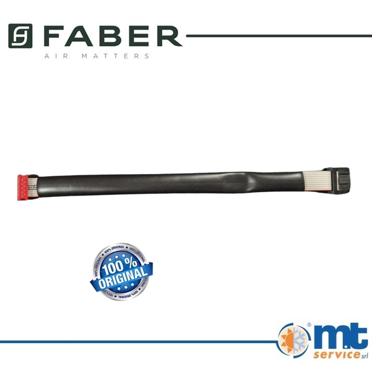 CAVO FLAT IDC FABER ISOLA 10 VIE FEMMINA L=200mm