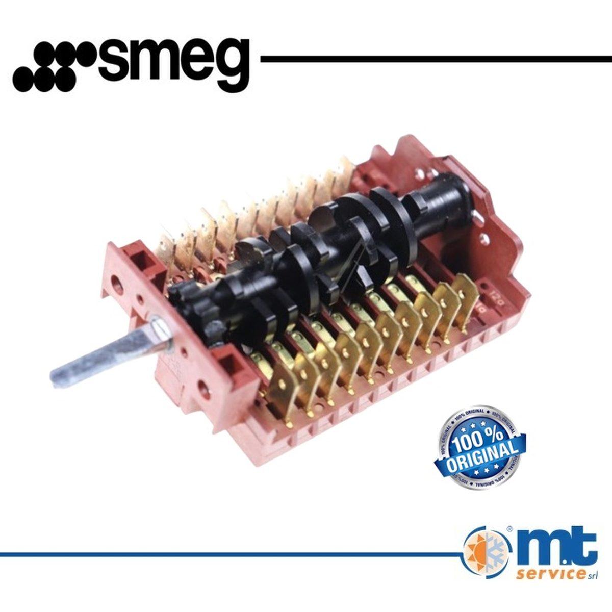 Commutatore forno 10f eco originale smeg 811730430