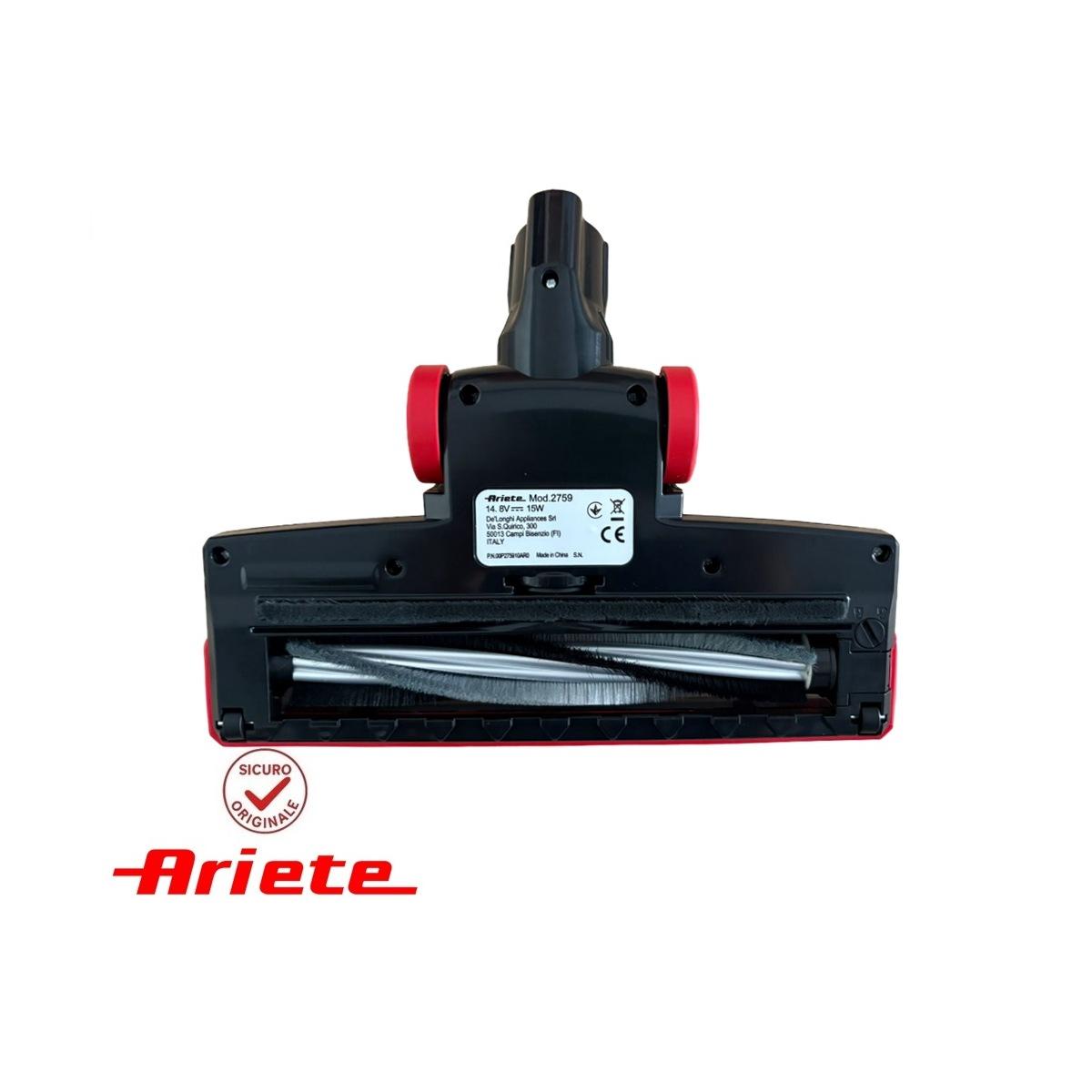Spazzola con rullo motorizzata nera / rossa originale ariete 2759