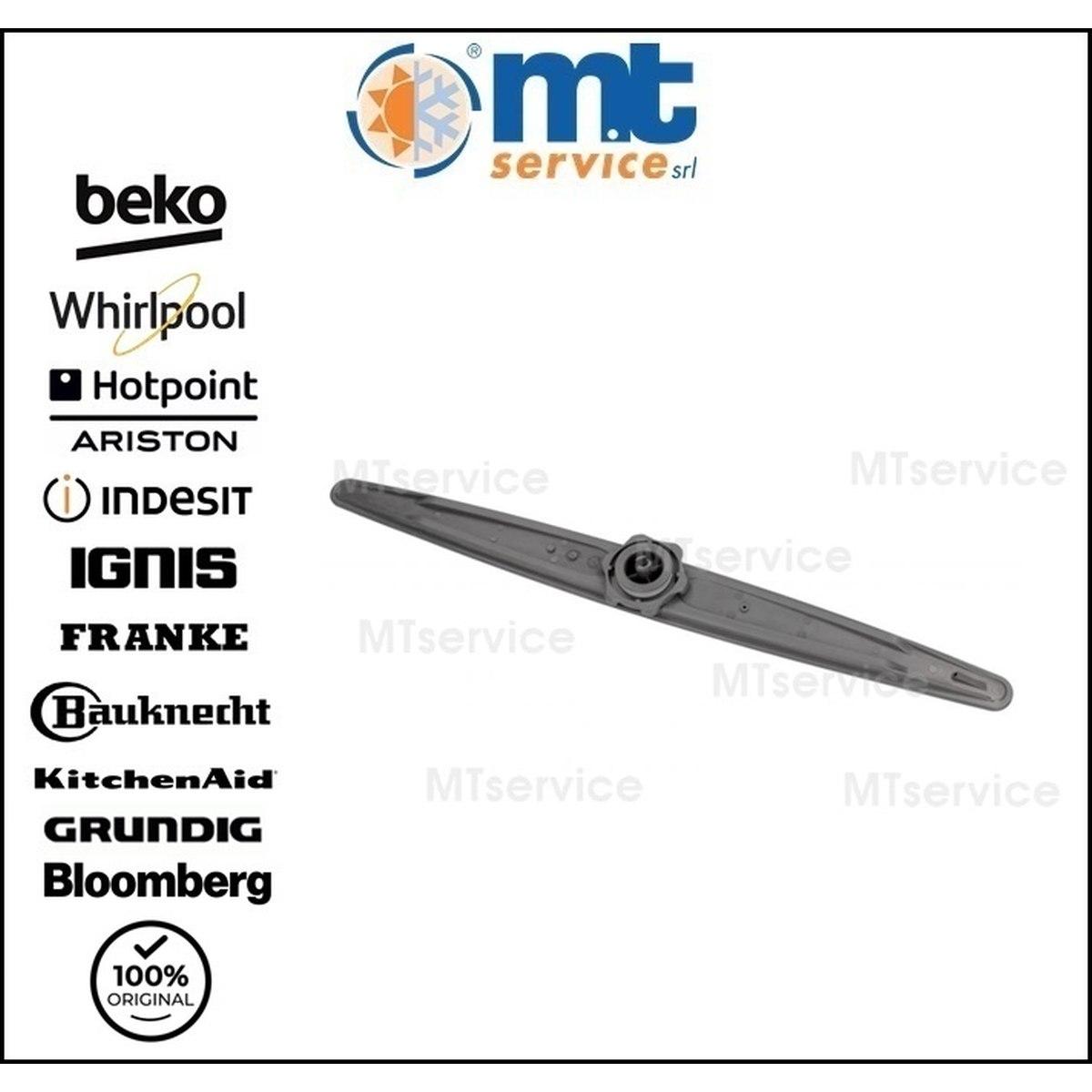 Spruzzatore inferiore, grigio originale 481010604517 compatibile con 481236068689