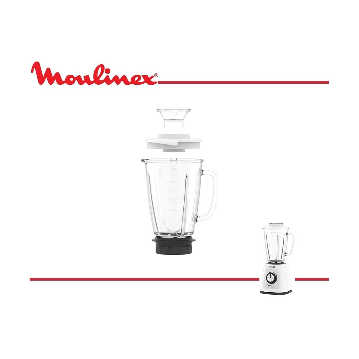 CARAFFA IN VETRO COMPLETA FRULLATORE MOULINEX LM43xxxx