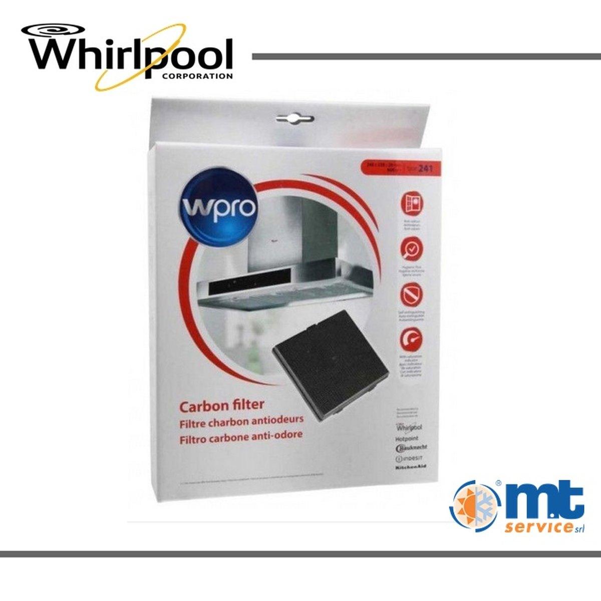 FILTRO CARBONE ATTIVO- TYPE D241 - 240x230mm Wpro