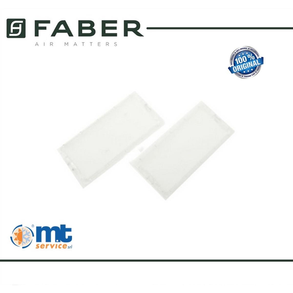 Plafoniera rettangolare (conf.2) originale per cappa faber