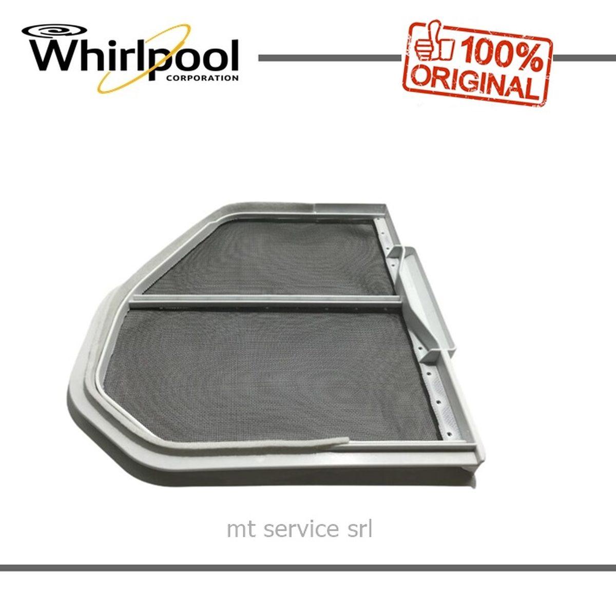 Filtro setaccio asciugatrice whirlpool 480112100112