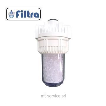 Filtro per acqua fp2 aqua kid completo di polifosfati in cristallo.