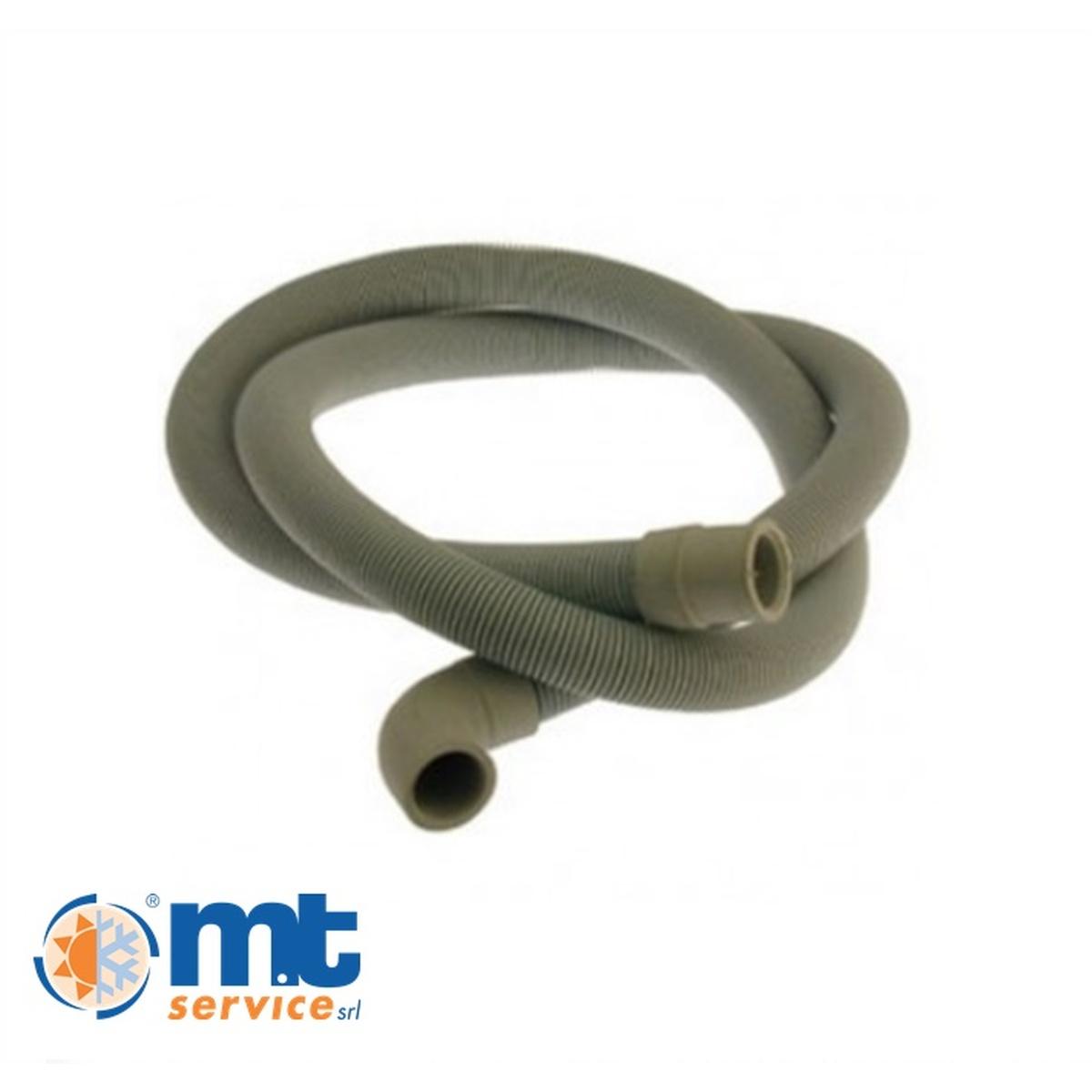 Tubo scarico con curva 3 metri d/c 22mm