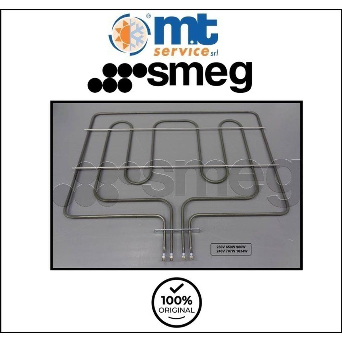 Resistenza doppia suola 1600w originale smeg 806890935
