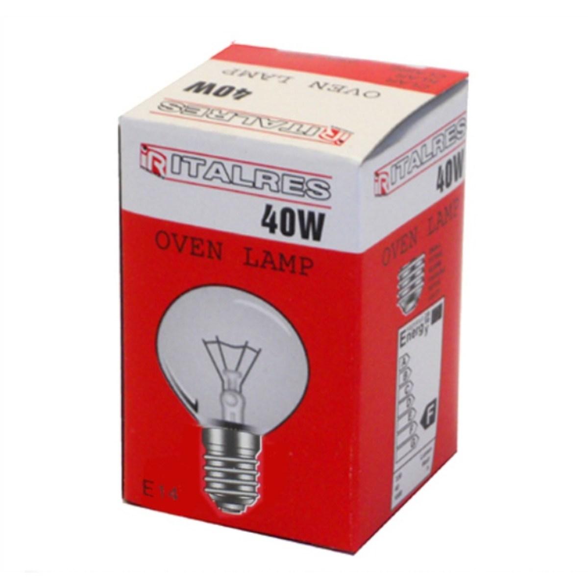 LAMPADINA PER FORNO E14 40W Electrolux Rex Compatibile 50279890003