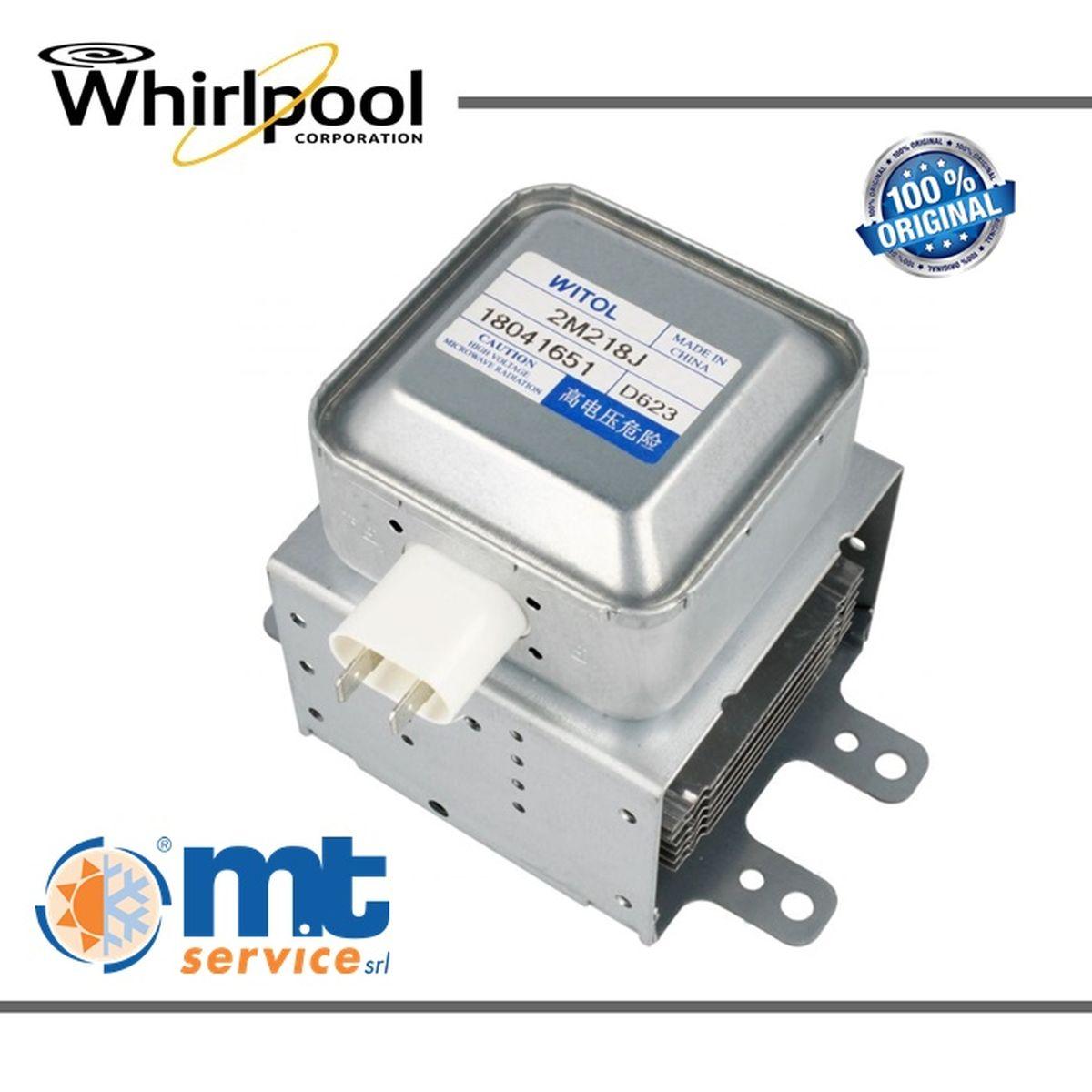 Magnetron originale microonde whirlpool witol 2m218j 482000003789