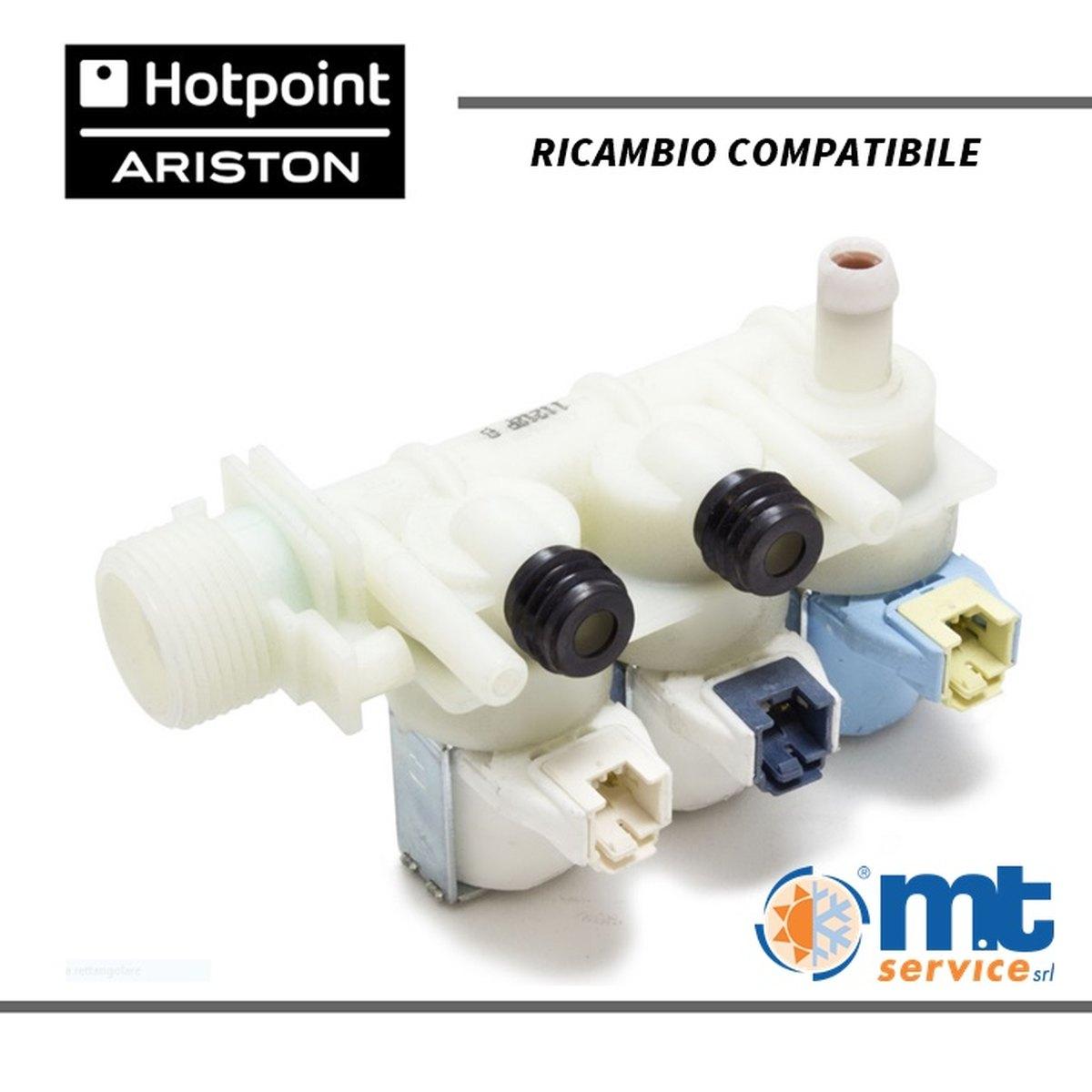 Elettrovalvola tripla indesit ariston compatibile con c00110331