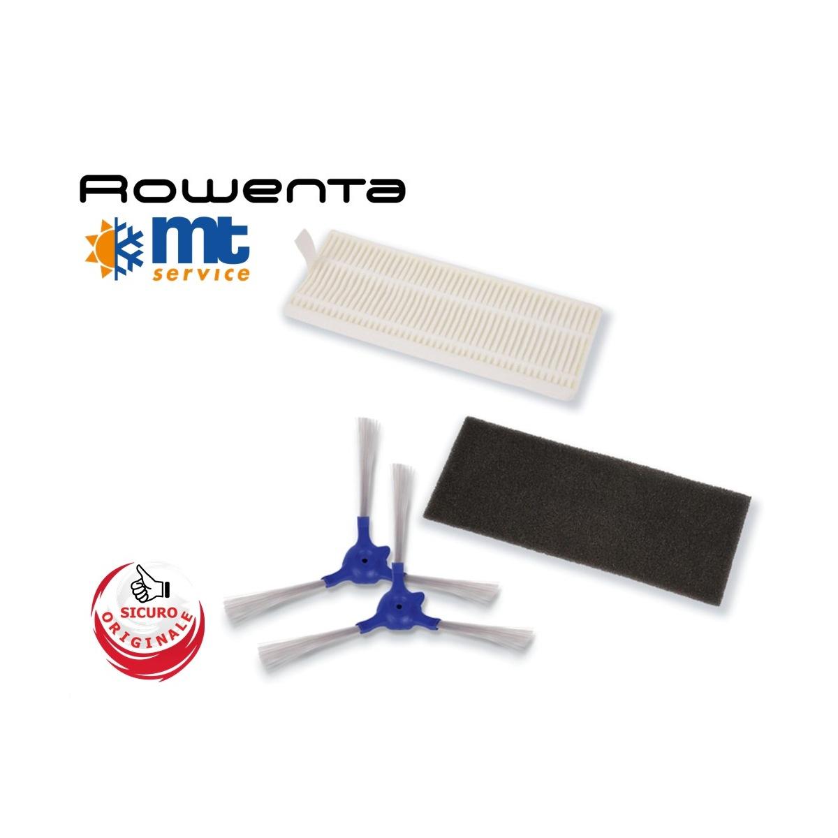 Kit filtro antiallergico, filtro schiuma e 2 spazzoline rowenta rr6/7/8