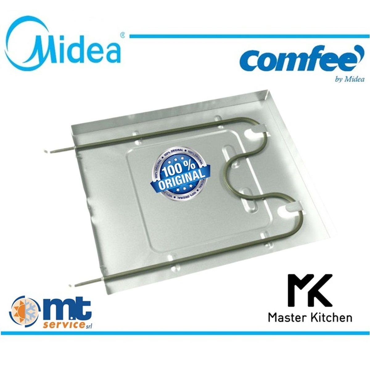 RESISTENZA INFERIORE 1100w PER FORNO MASTERKITCHEN MOD. MKO 802/12 PRMSBK