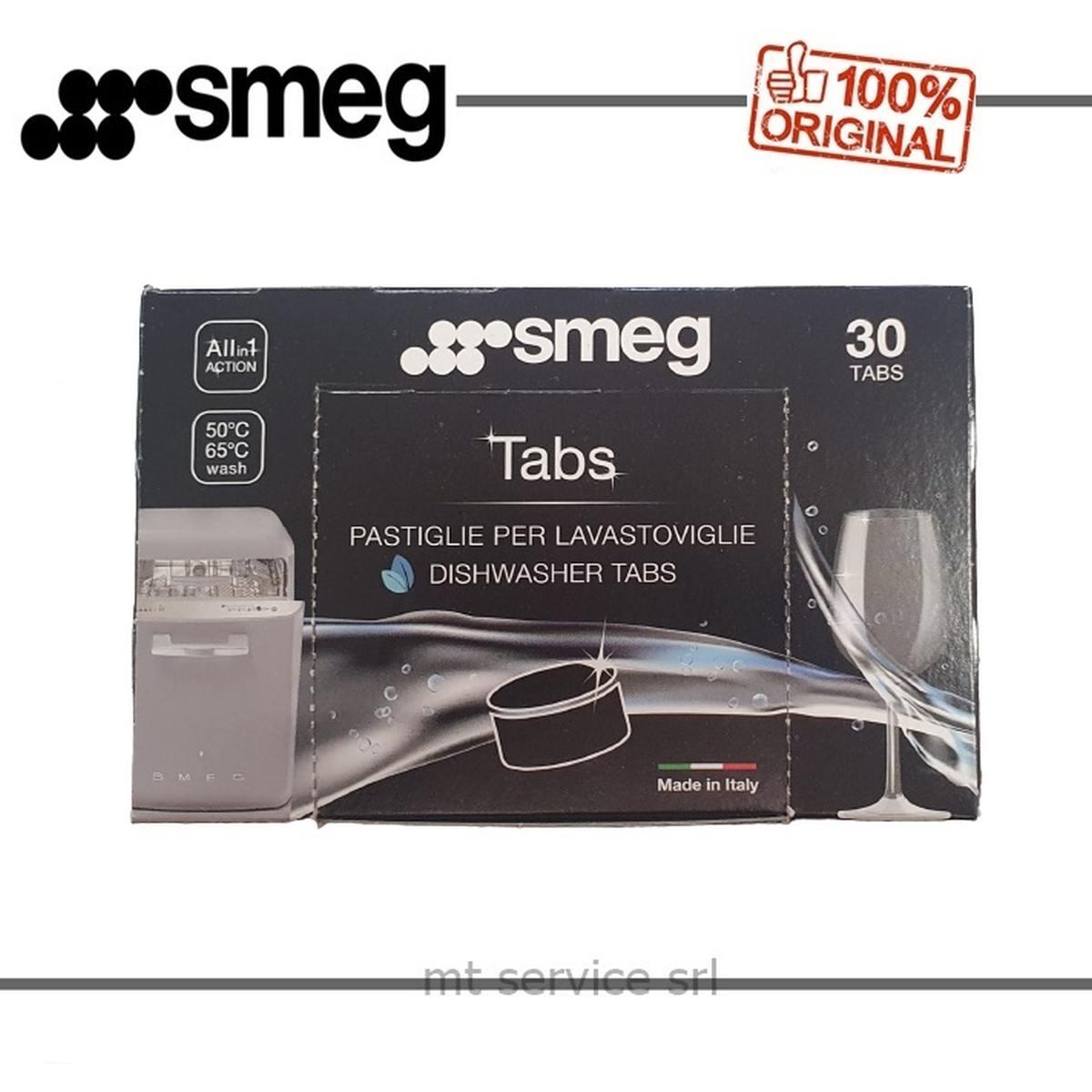 Tabs pastiglie per lavastoviglie 30 pezzi all in 1 action smeg