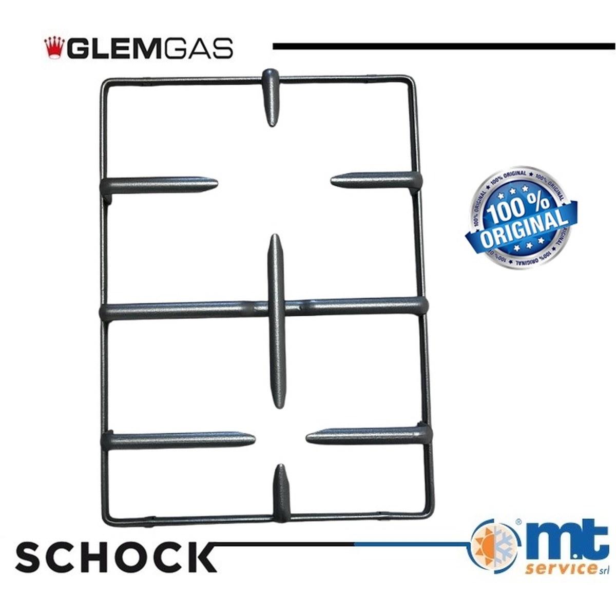 GRIGLIA FUOCHI GLEMGAS DX PER GT955SA 38 x 27,8 x 5cm