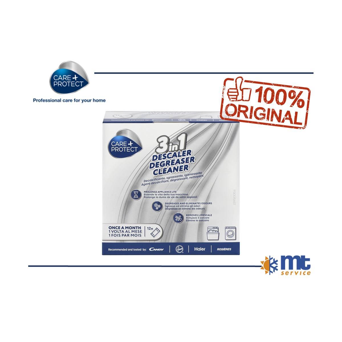 Anticalcare disincrostante igienizzante lavatrice lavastoviglie care protect candy 12 bustine new cpp1250dw