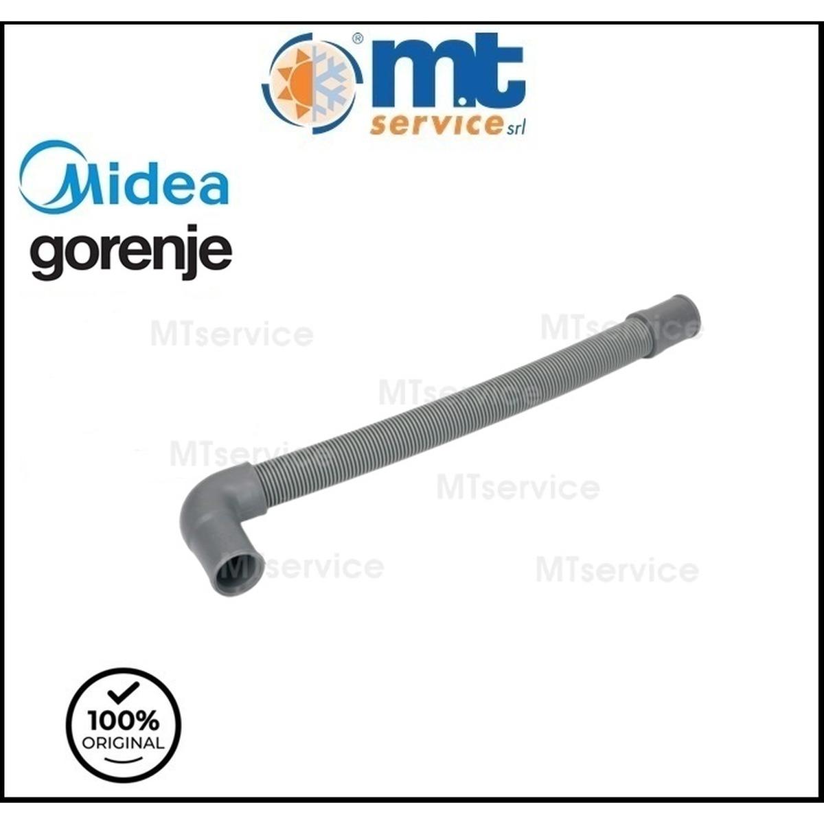 Tubetto di scarico midea (30 cm) ex 12676000000954 compatibile gorenje 557081 candy 49037201