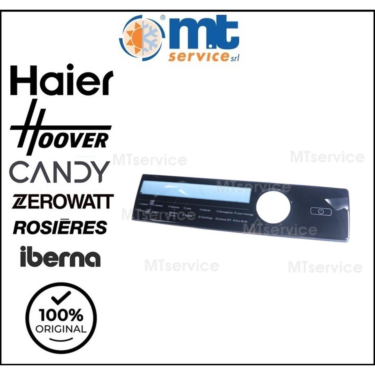 Pannello controllo cruscotto serigrafato haier 0020509032l