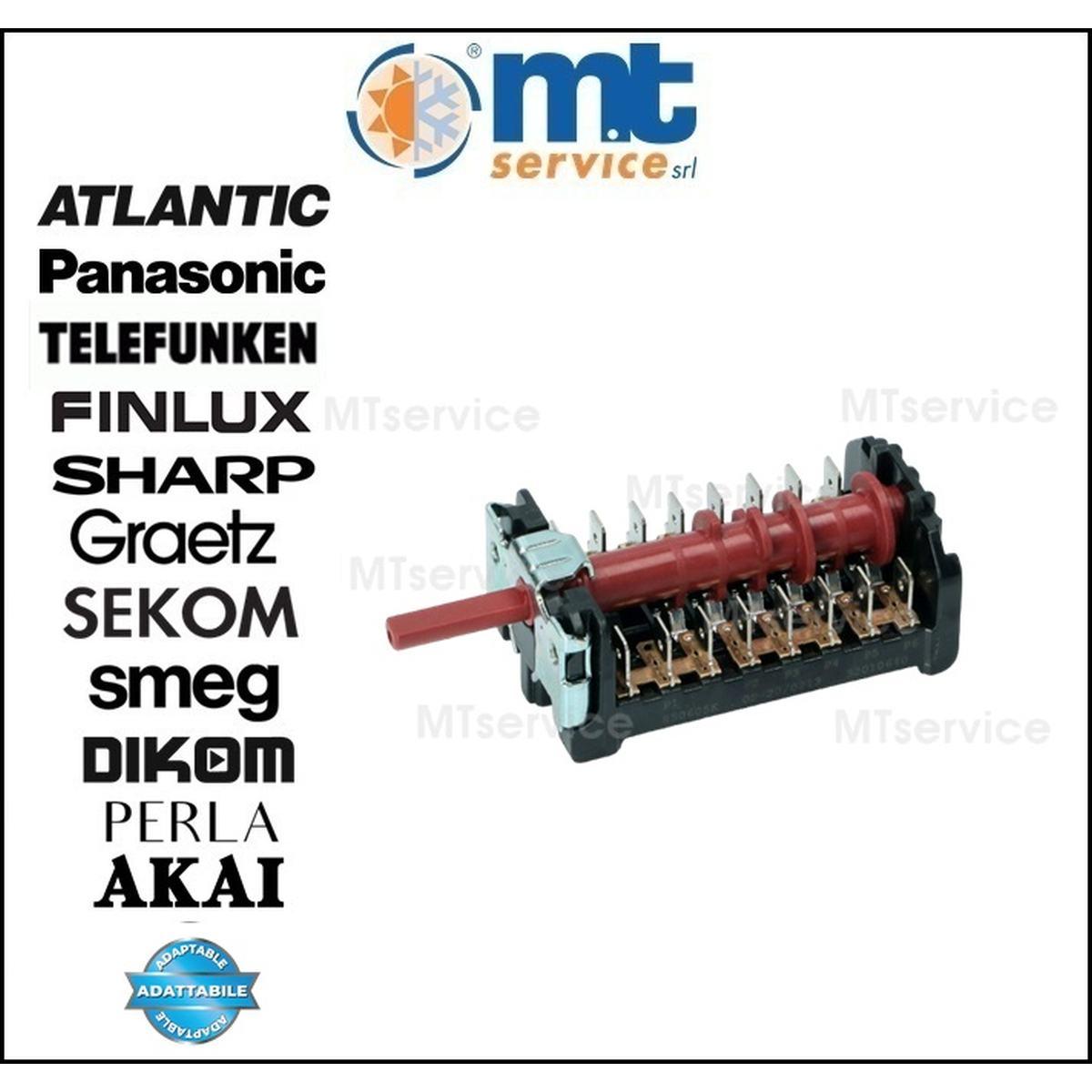 Commutatore forno compatibile gottak 850605k-vestel 32010640 32038576 850605k m6532001420 m6532010640