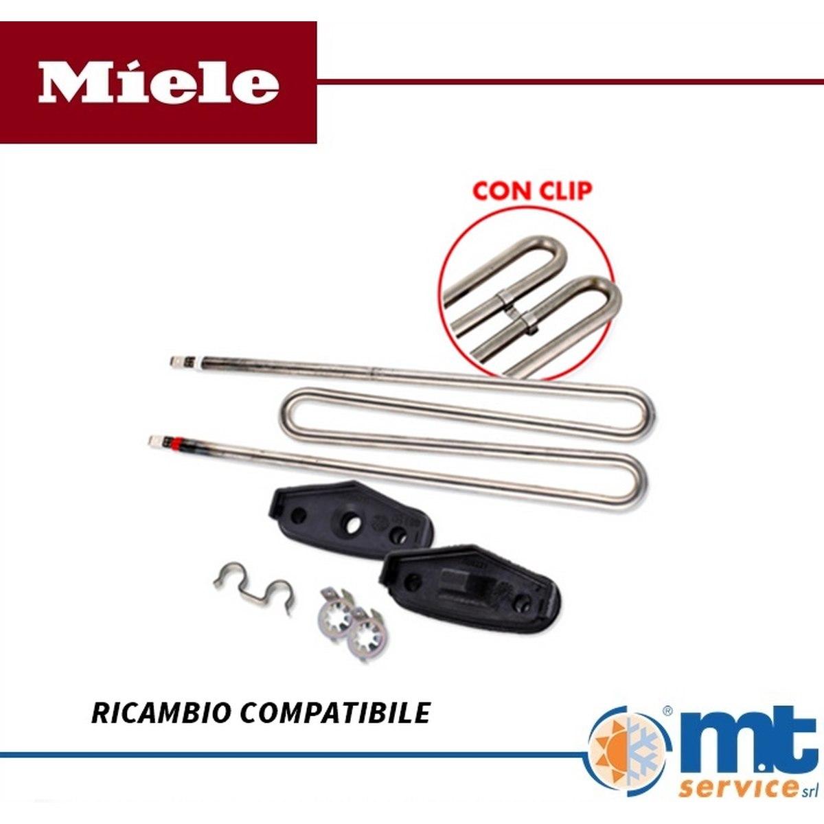 Resistenza lavatrice 2100w 230v con termofusibile compatibile miele 6260481 6260482 6260483 4043769