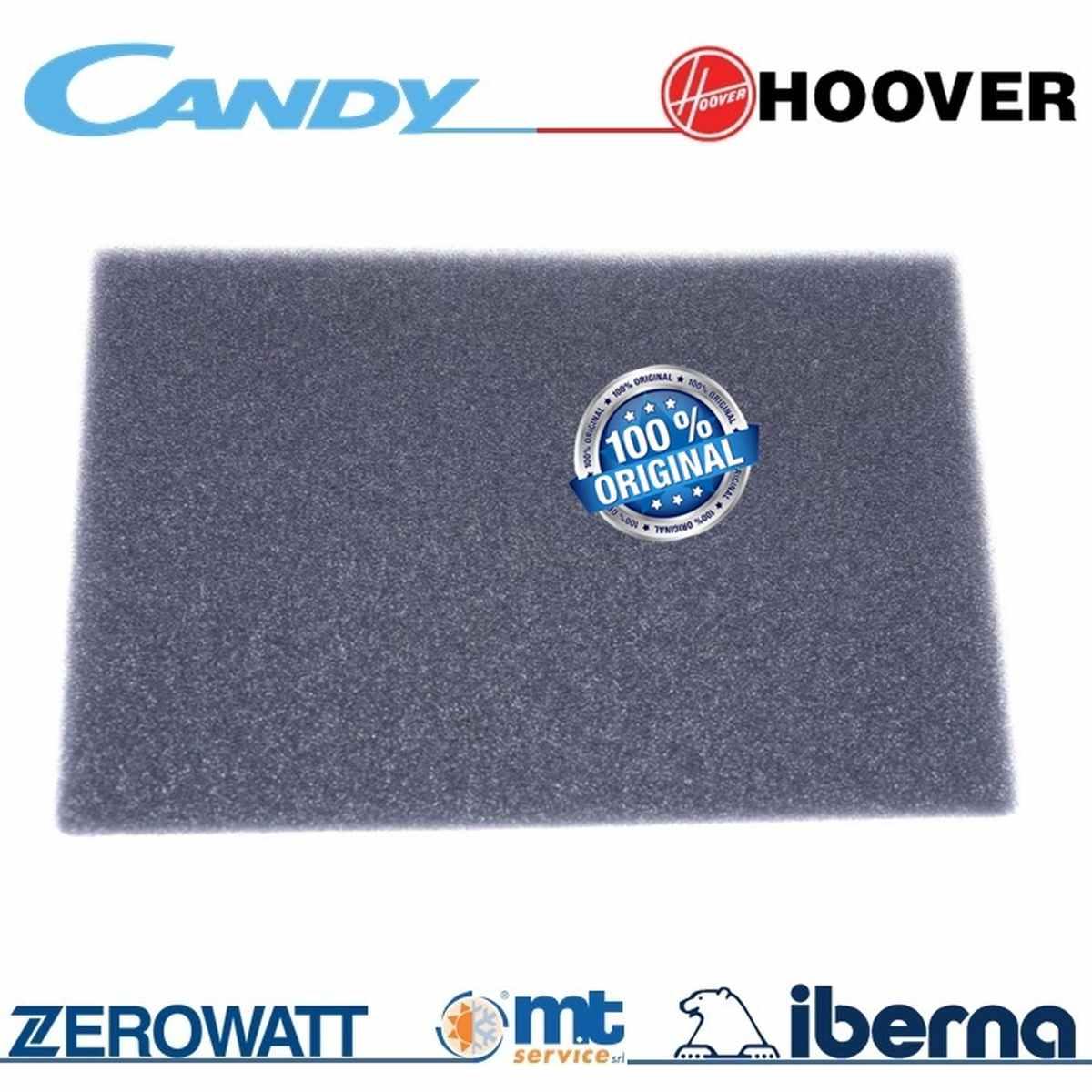 FILTRO SPUGNA ASCIUGATRICE HOOVER CANDY ORIGINALE 40016926-15x23cm