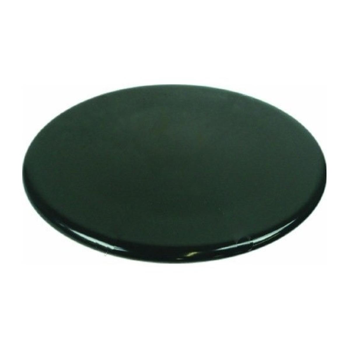 Piattello bruciatore piccolo ausiliaro originale elba delonghi nero lucido interno 2,2cm esterno 5,5cm