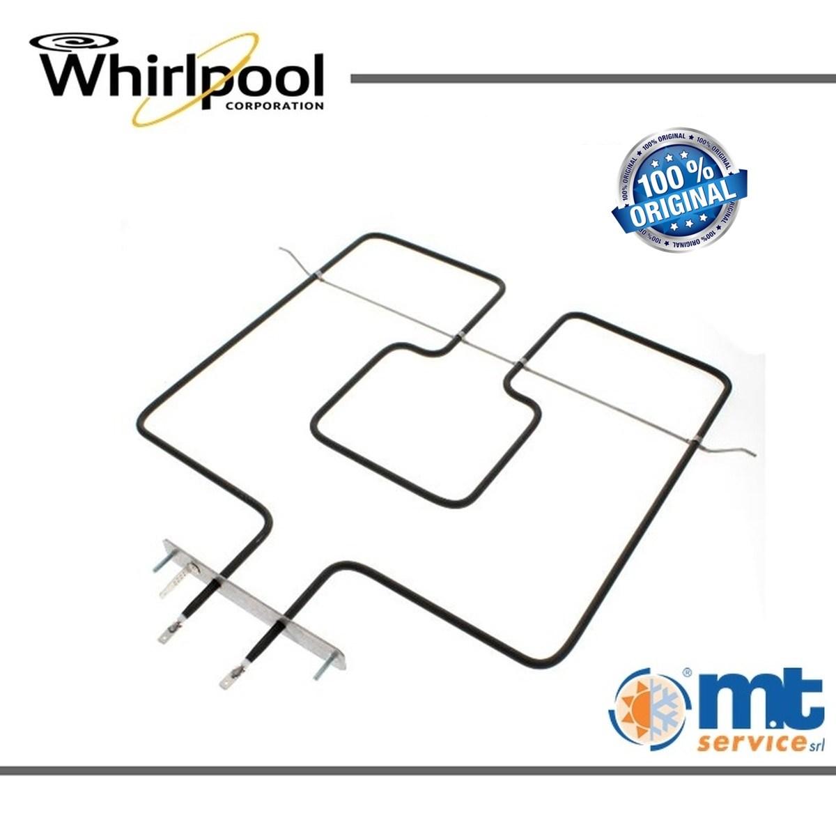 Resistenza singola cielo forno originale whirlpool 1400w 480121104179