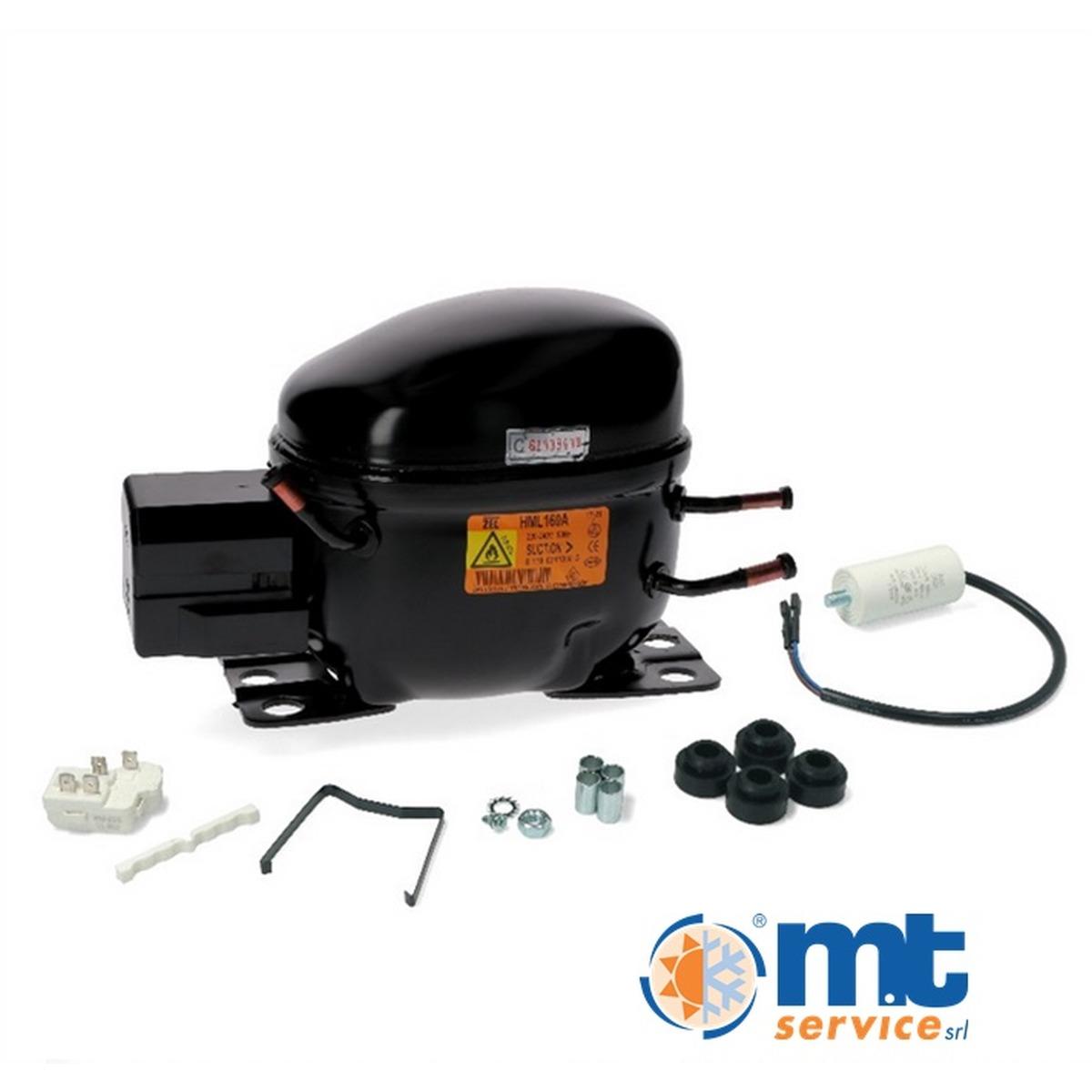Compressore zel hml160a r600 220/240v, 1/6hp, 50hz. cilindrata: 9,20cc.