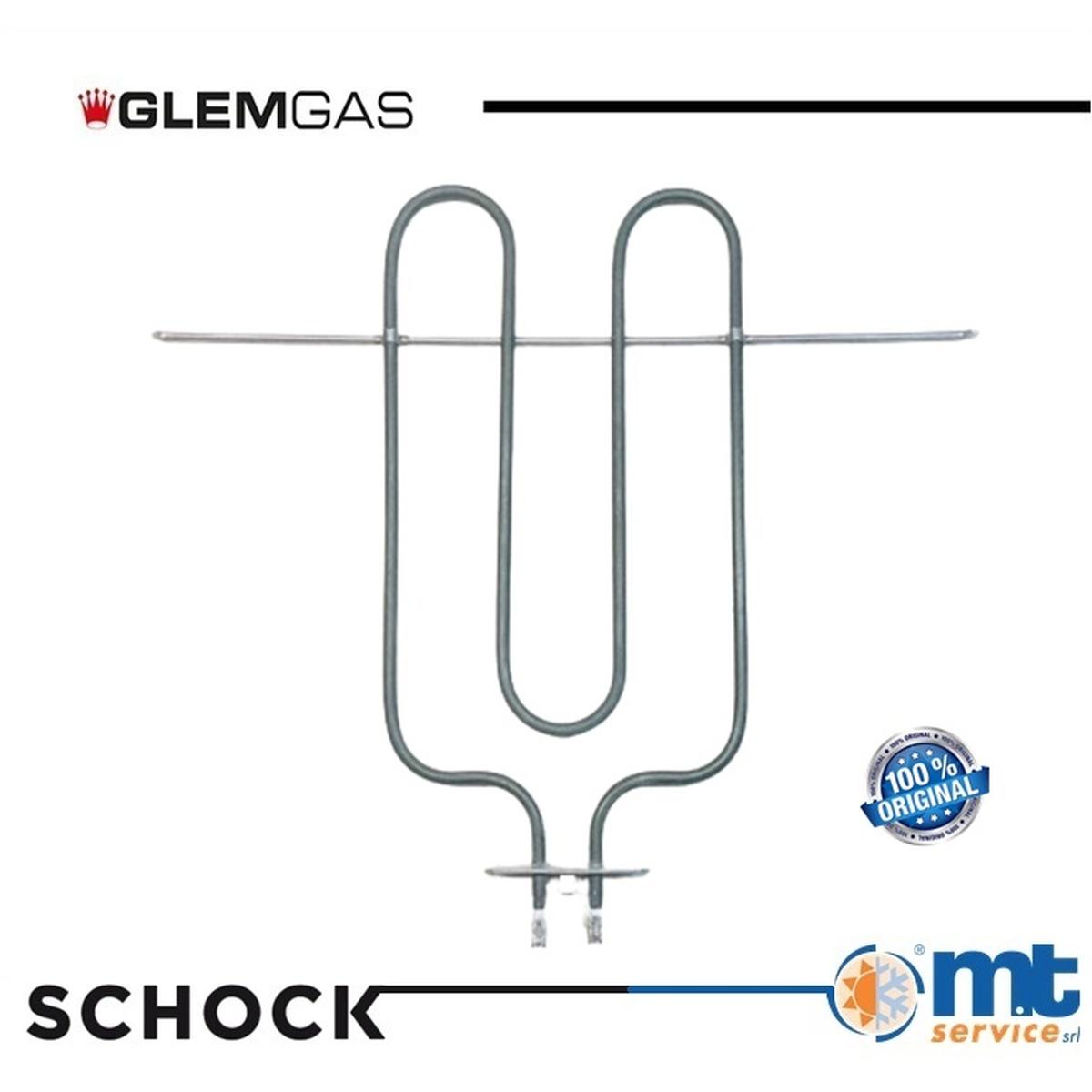 Resistenza singola grill 1350w originale glemgas