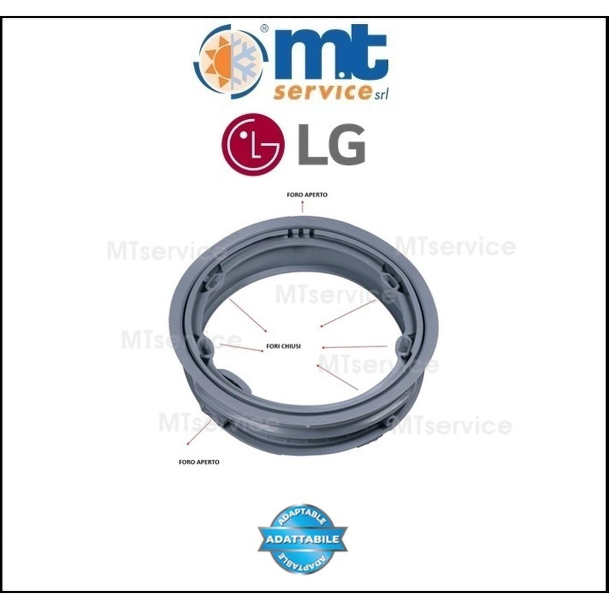 Guarnizione oblo' fori chiusi lavatrice compatibile lg mds66651605 mds67595201 mds67595202 agm30138511 mds66651608 mds66651630 mds66651602 mds66651601