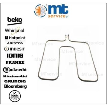 Resistenza inferiore 1200w forno originale beko 262900061 c00912538