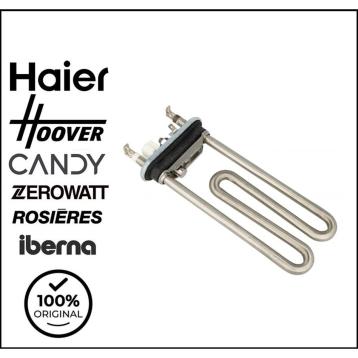 Resistenza lavatrice 1800w + ntc faston originale haier 0024000279e