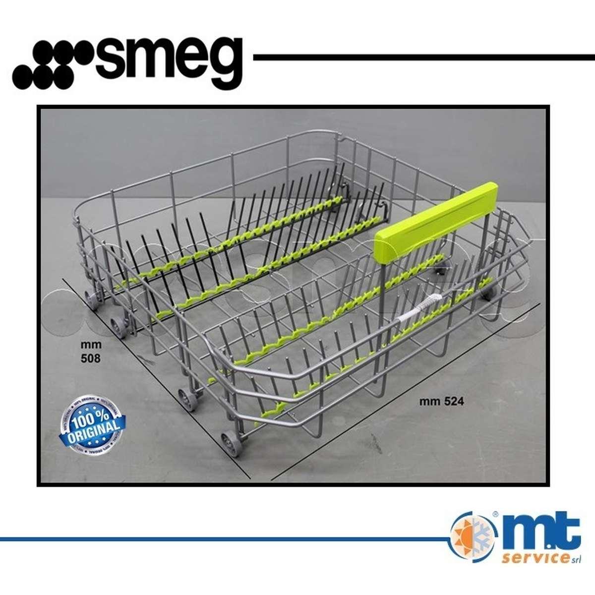 GRUPPO CESTO INFERIORE 13C82*RS+RI.VER ORIGINALE SMEG 50,8x52,4cm