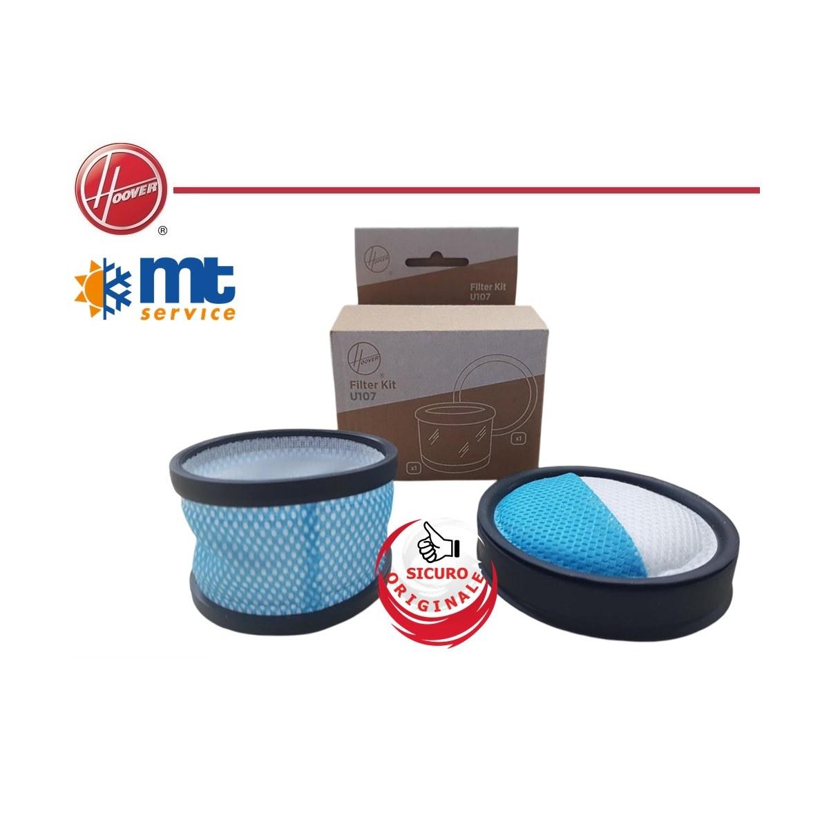 Kit filtri u107 originale hoover scopa elettrica hf4