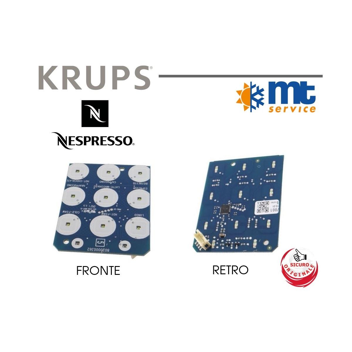 SCHEDA COMANDO ORIGINALE KRUPS NESPRESSO XN89xx ESPRESSO ATELIER<br />