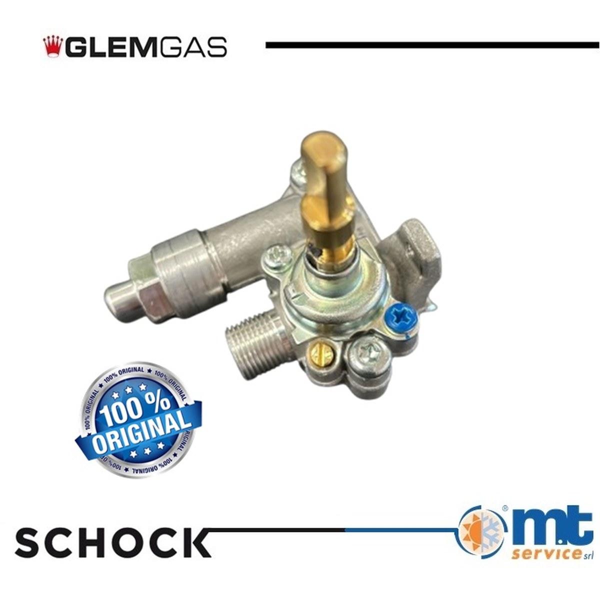 Rubinetto fuoco grande rapido 0,42 piano cottura cucina originale glemgas n01a096g