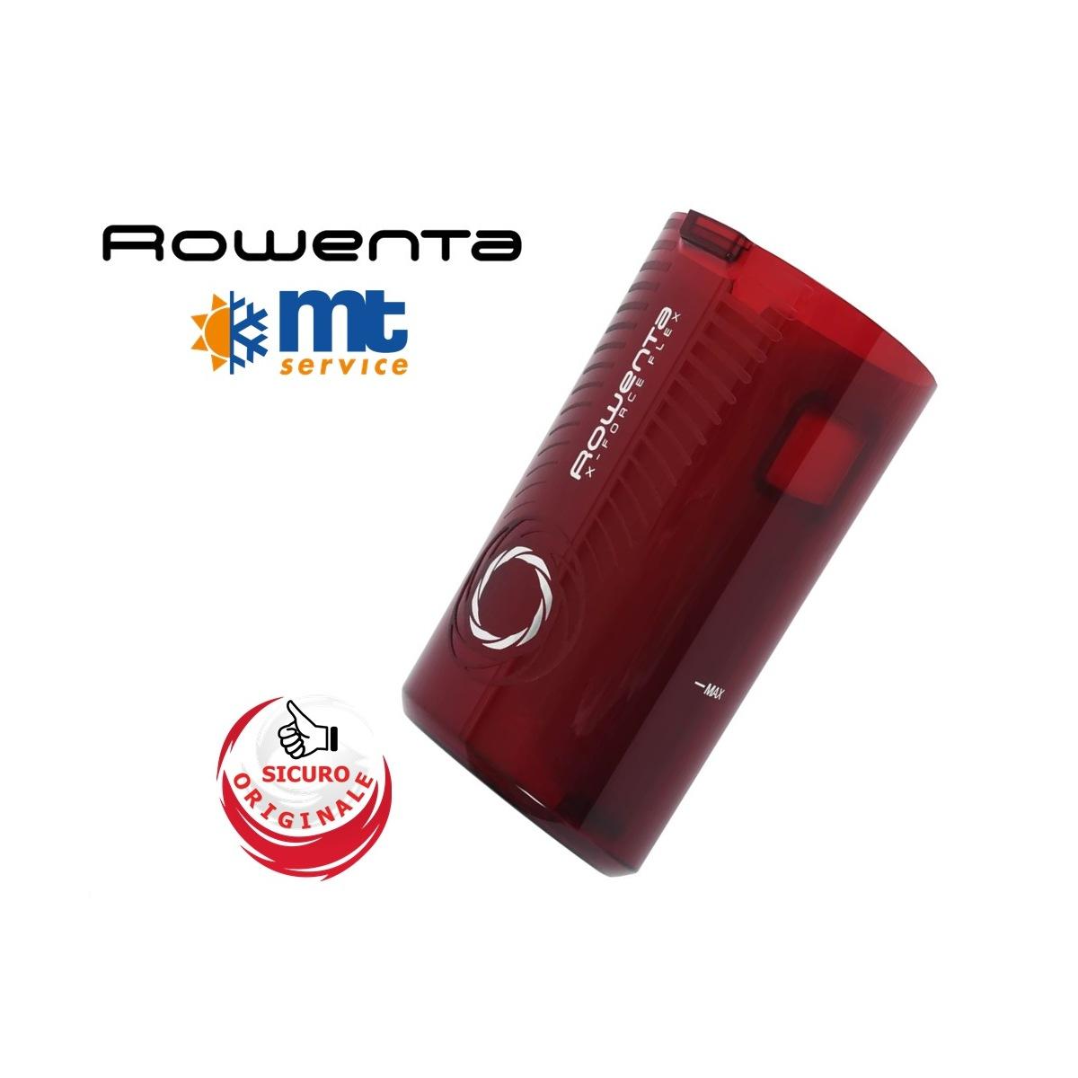 SERBATOIO POLVERE ROSSO ORIGINALE ROWENTA  XFORCE FLEX 8.60 RH967x