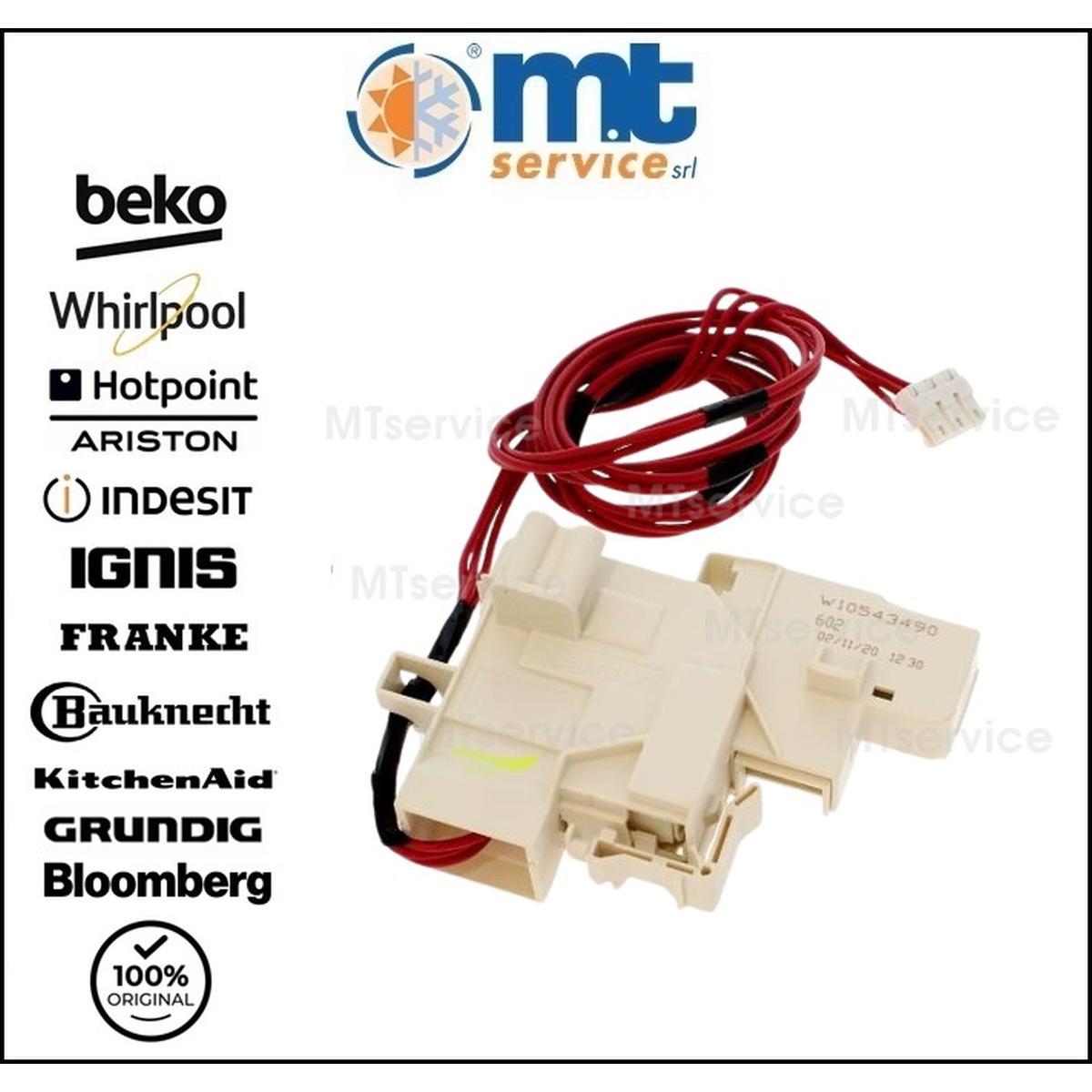 Bloccoporta lavatrice carica dall'alto whirlpool originale compatibile con bosch 00636673